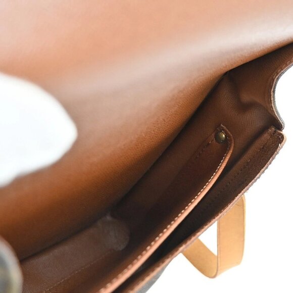 LOUIS VUITTON Cartouchiere GM Shoulder Bag Monogram Leather Brown M51252 72CA570 - Picture 13 of 16